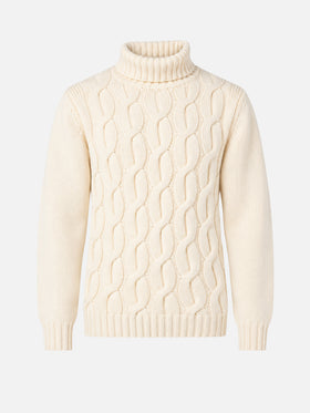 Off white Fisherman cable knit sweater