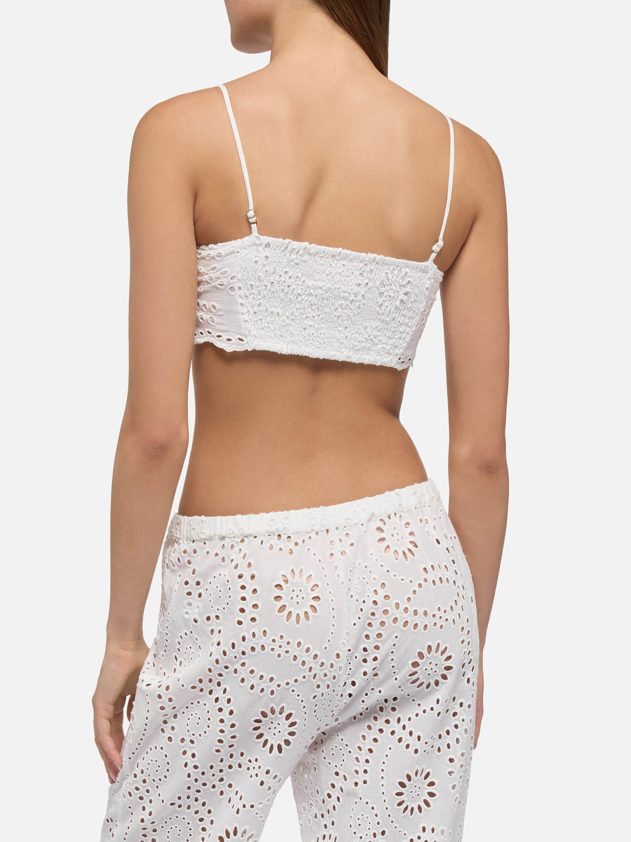 スカート MC2 SAINT BARTH Jenny Sangallo lace skirt Bianco Jenny Sangallo lace skirt MC2 SAINT BARTH - Nugnes1920