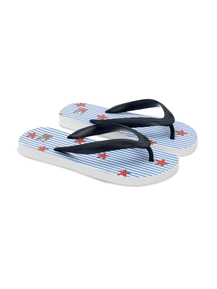 Flip-Flops mit Seestern-Print