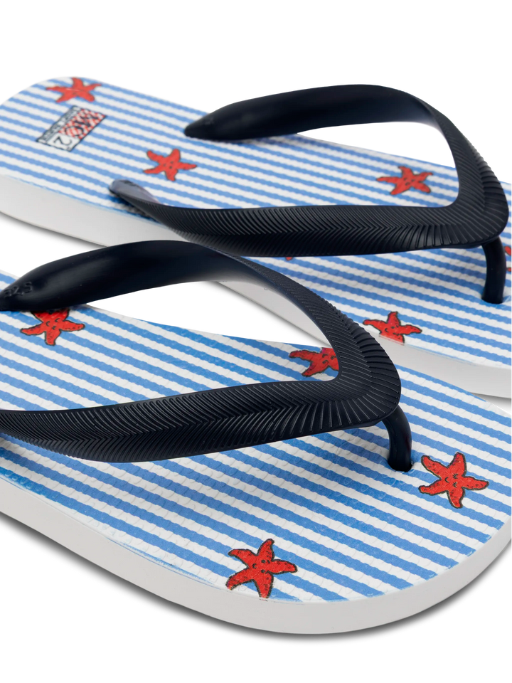Flip-Flops mit Seestern-Print