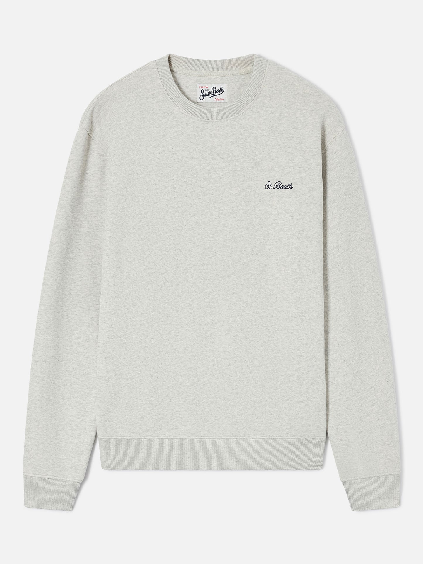 Crewneck-Sweatshirt Fourseason aus grauer Baumwolle 