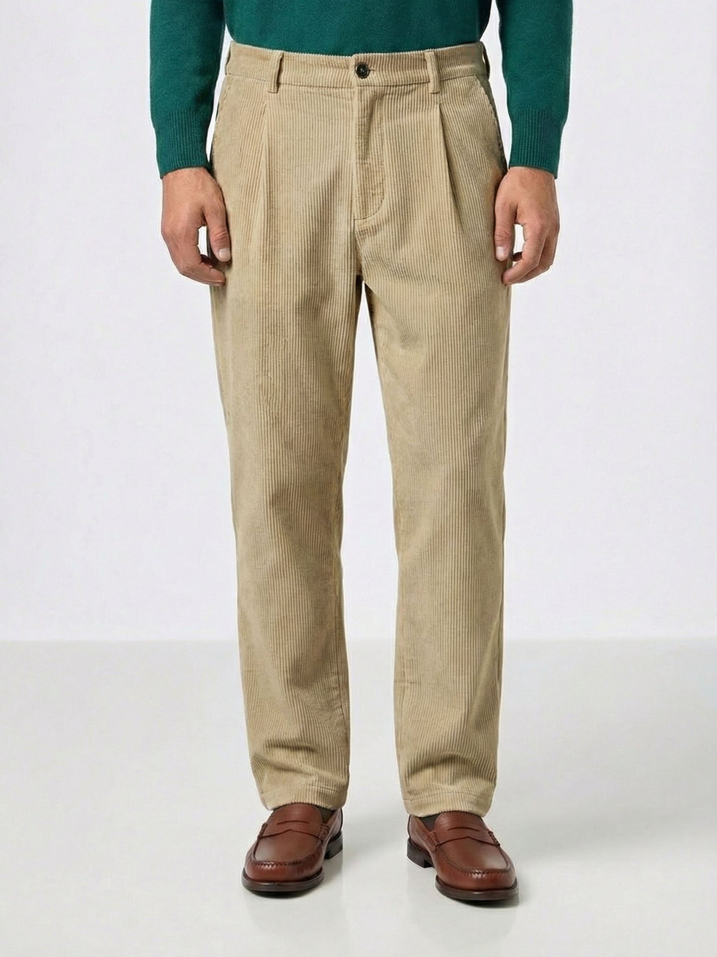 Fuji beige corduroy pants
