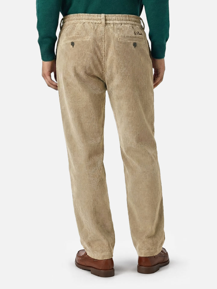Beige Fuji Pocket corduroy pants