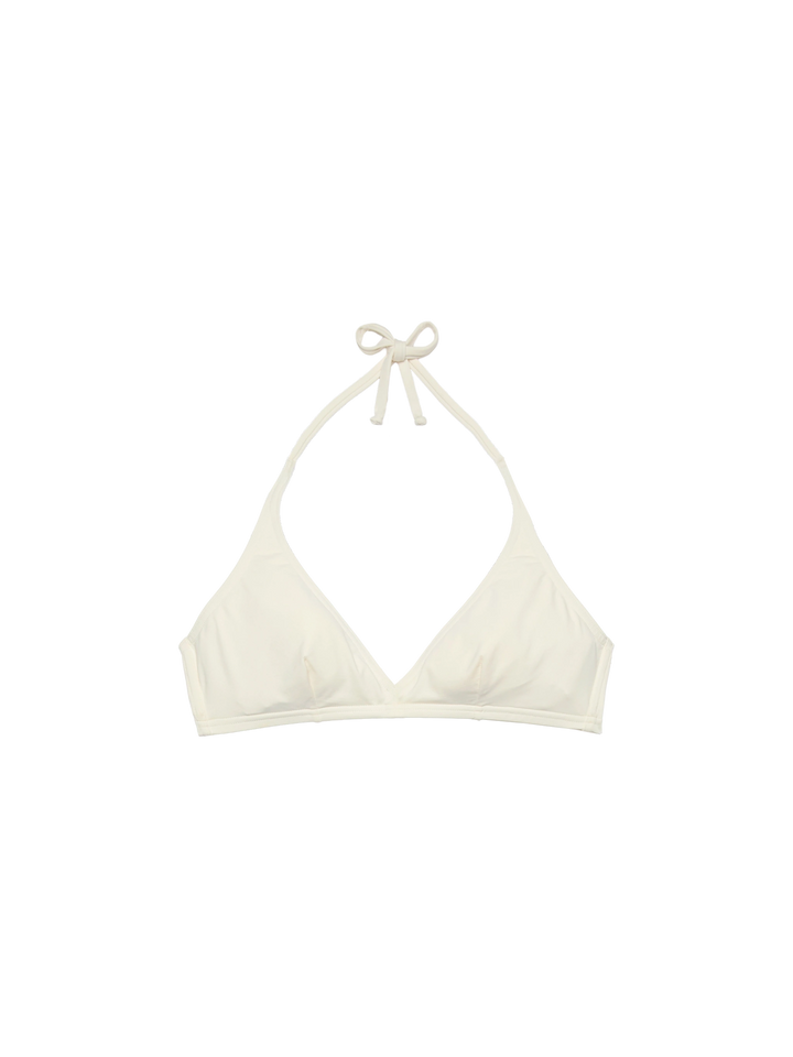 Gaia cream triangle bralette top