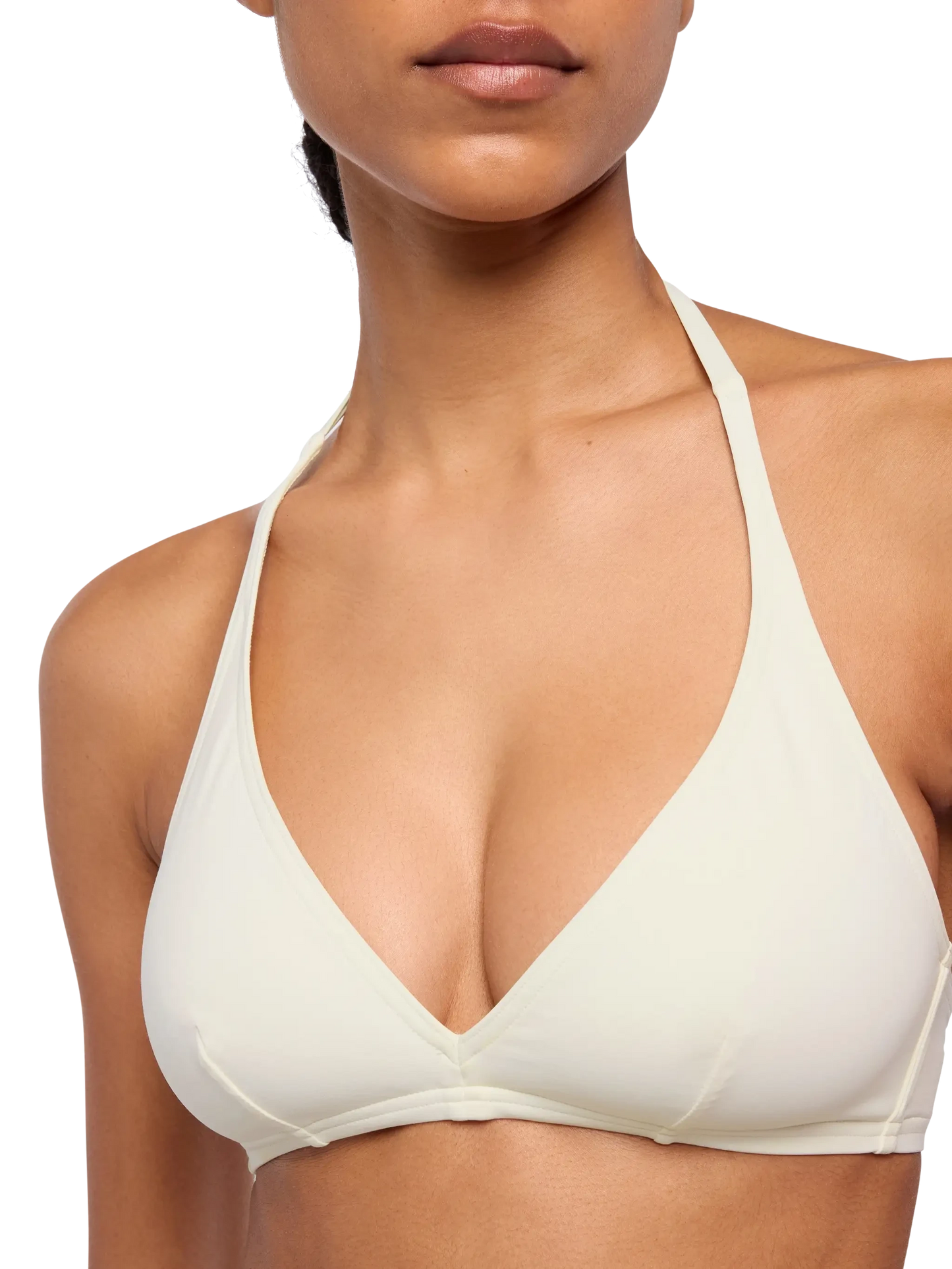 Yali cream classic swim briefs - Gaia cream triangle bralette top
