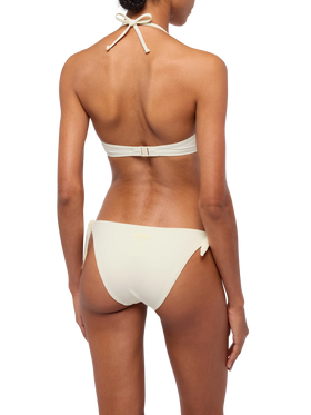 Yali cream classic swim briefs - Gaia cream triangle bralette top