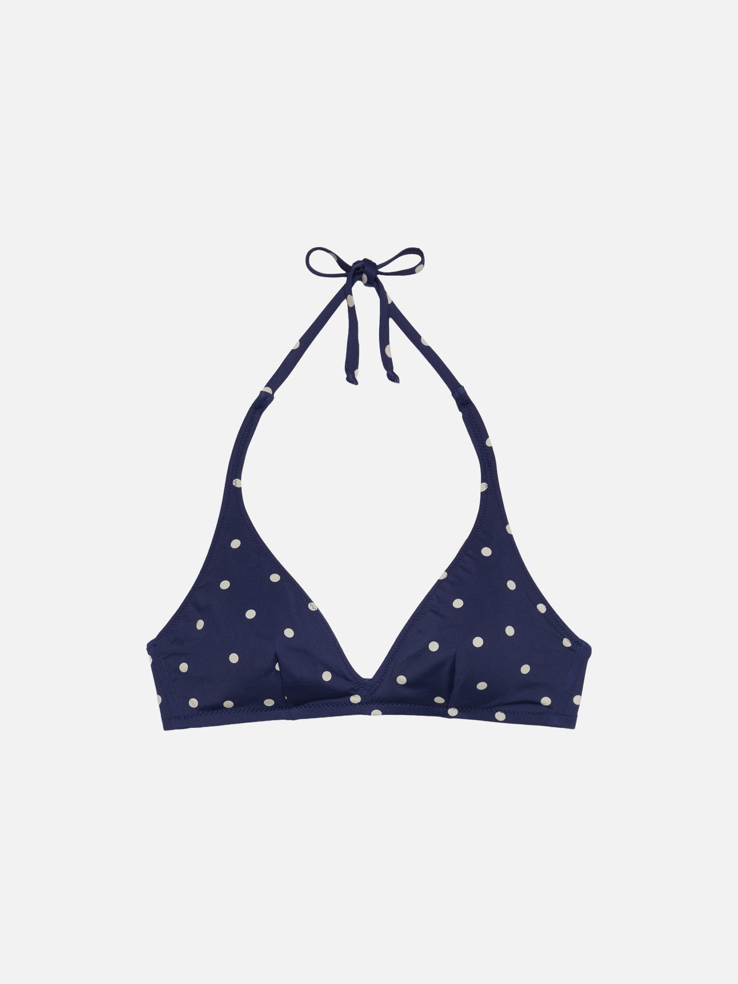 Gaia top bralette triangolo con stampa pois