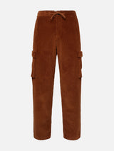 Camel corduroy cargo pants Goldeck