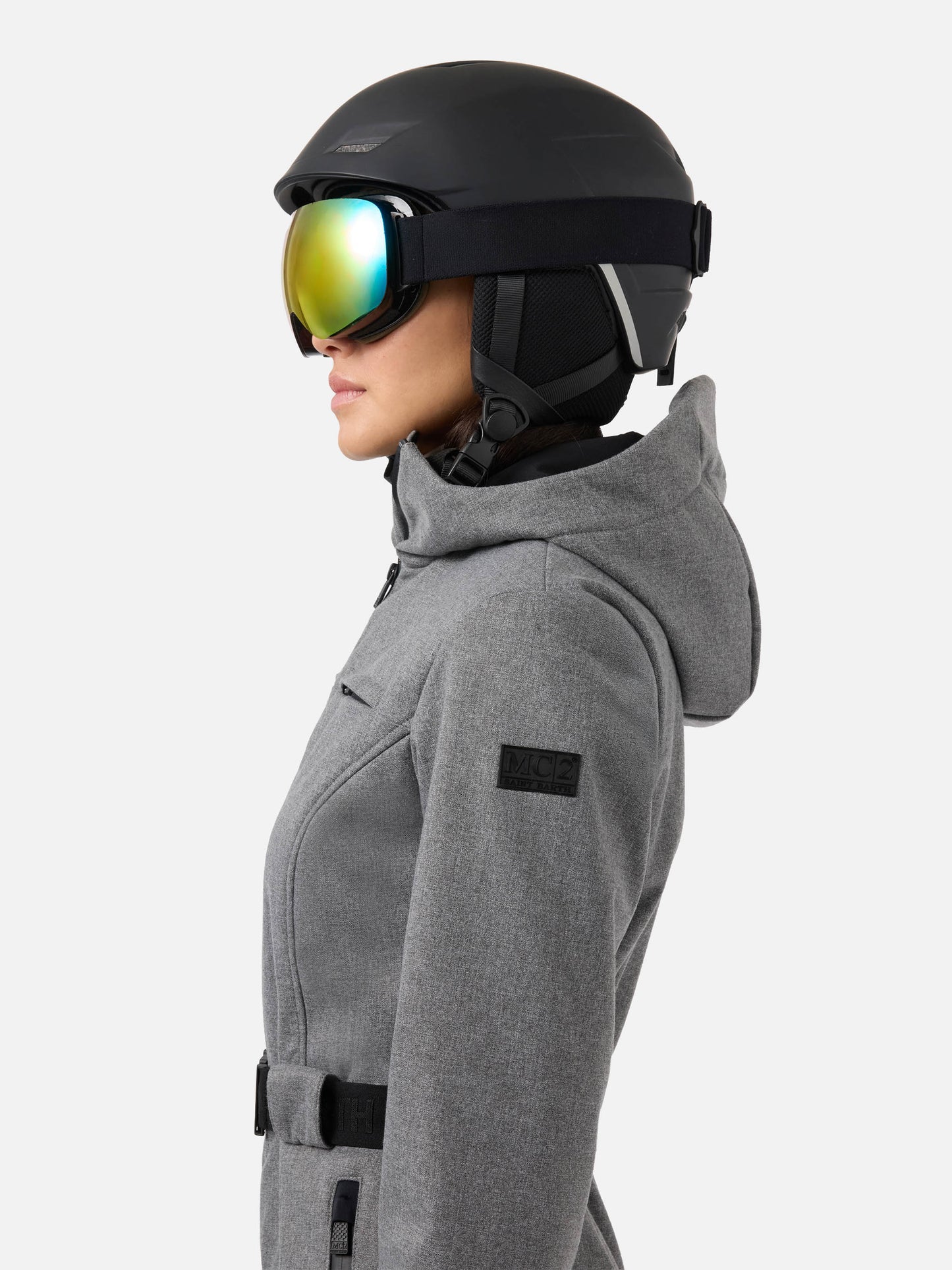 Tuta da sci Garmisch grigia con tecnologia RECCO®
