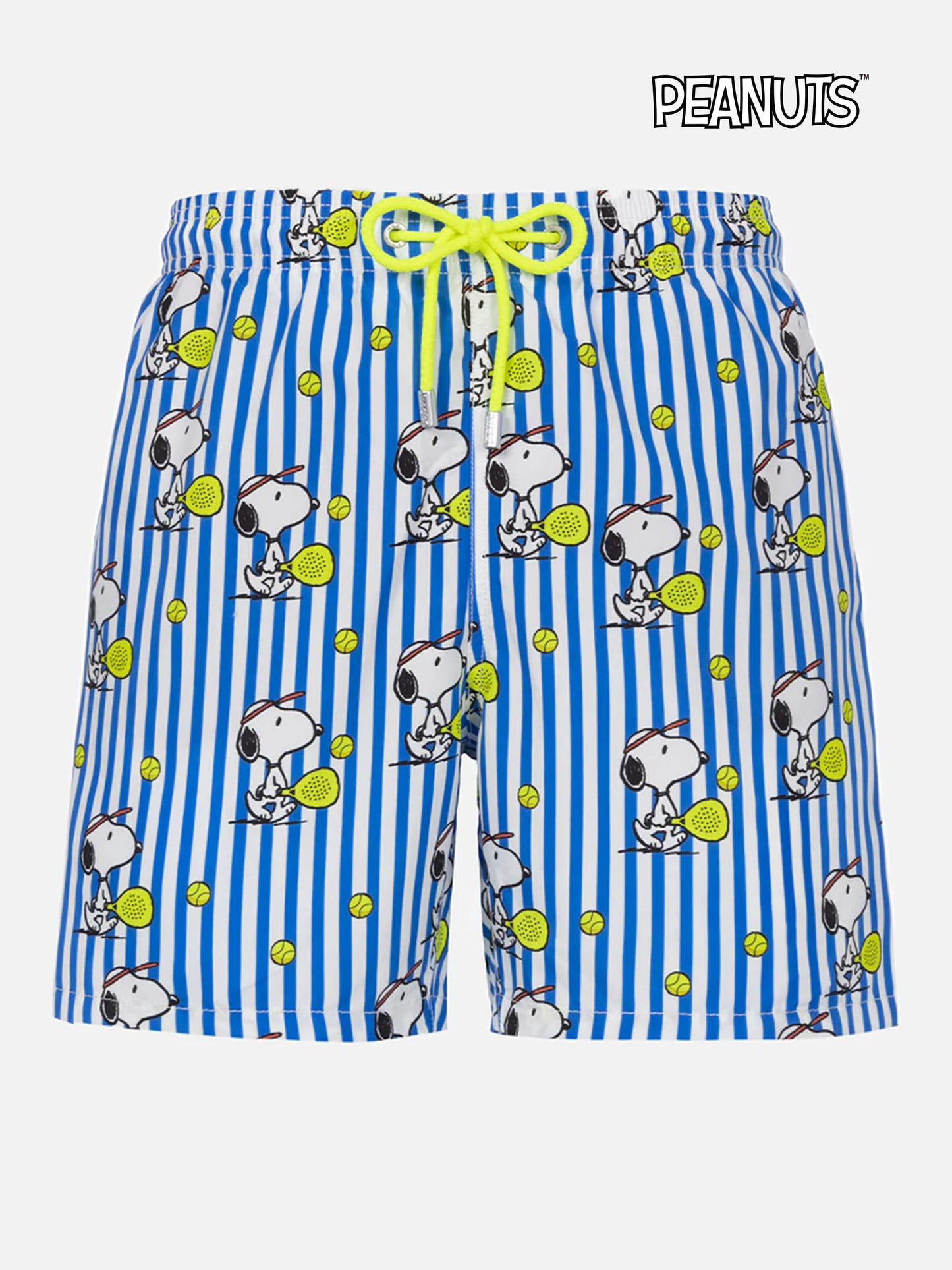 Mittellange Gustavia-Badeshorts für Herren mit Snoopy-Aufdruck | SNOOPY PEANUTS™ SONDEREDITION