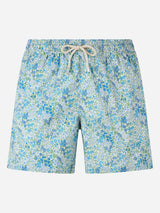 Joanna Luise print mid-length swim shorts| MADE WITH LIBERTY FABRIC