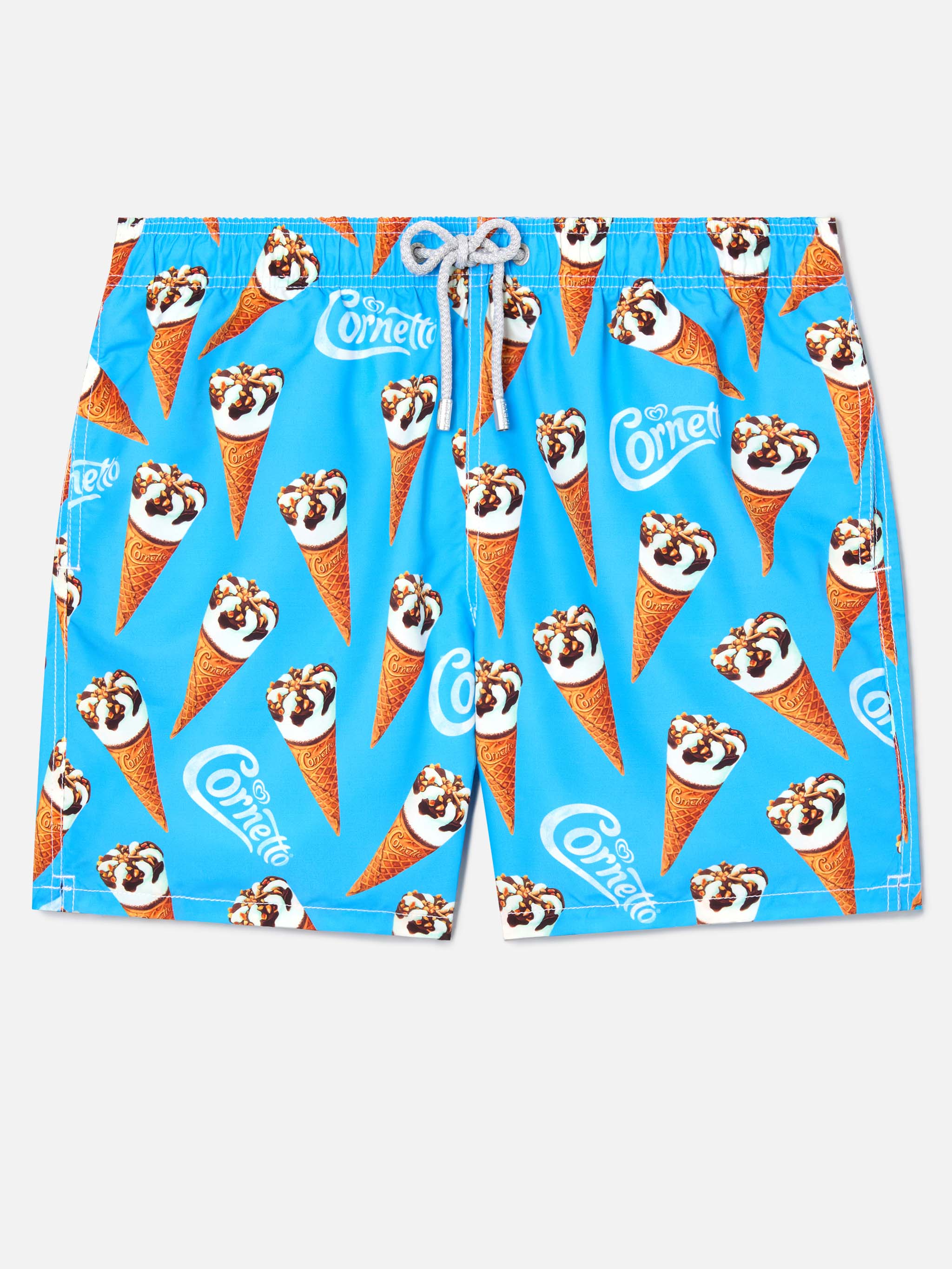 Man Classic Swim Shorts With Algida Special Edition Print, Mid