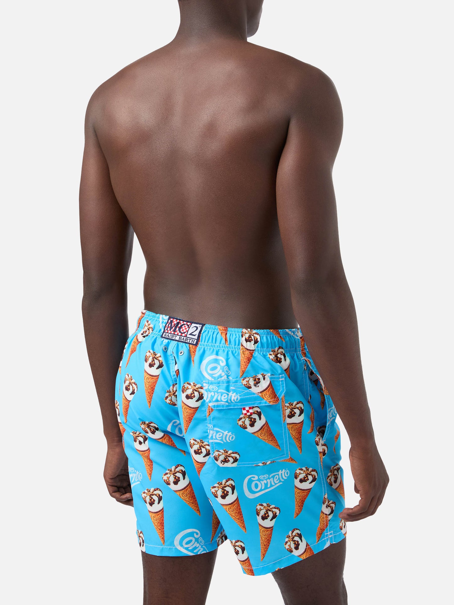 Gustavia Algida Cornetto print swim shorts | Special Edition