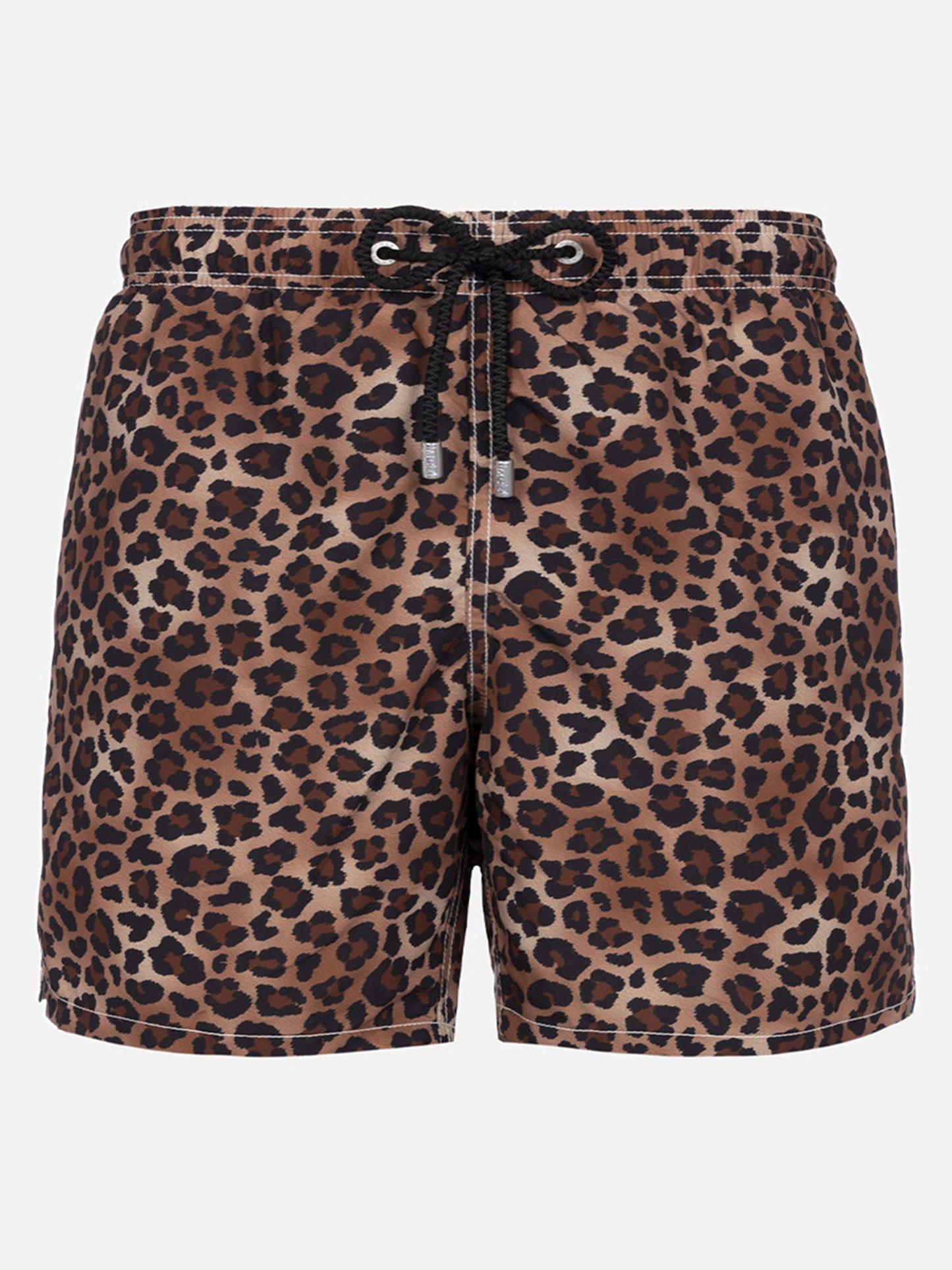 Mittellange Gustavia-Badeshorts für Herren mit Animal-Print
