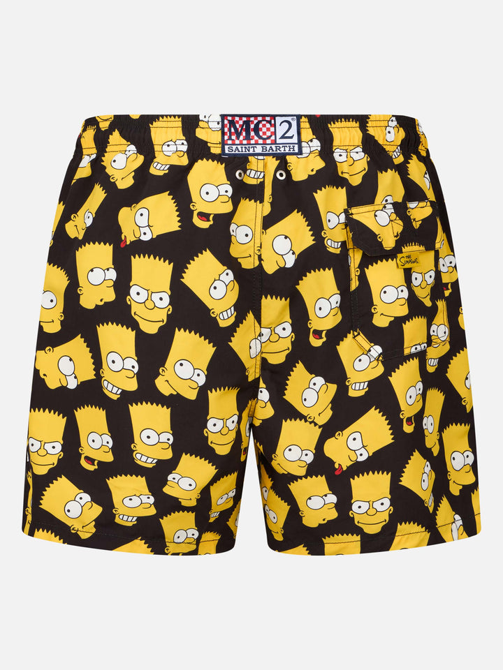 Costume da bagno da uomo Gustavia lunghezza media con stampa Bart Simpson | EDIZIONE SPECIALE I SIMPSON