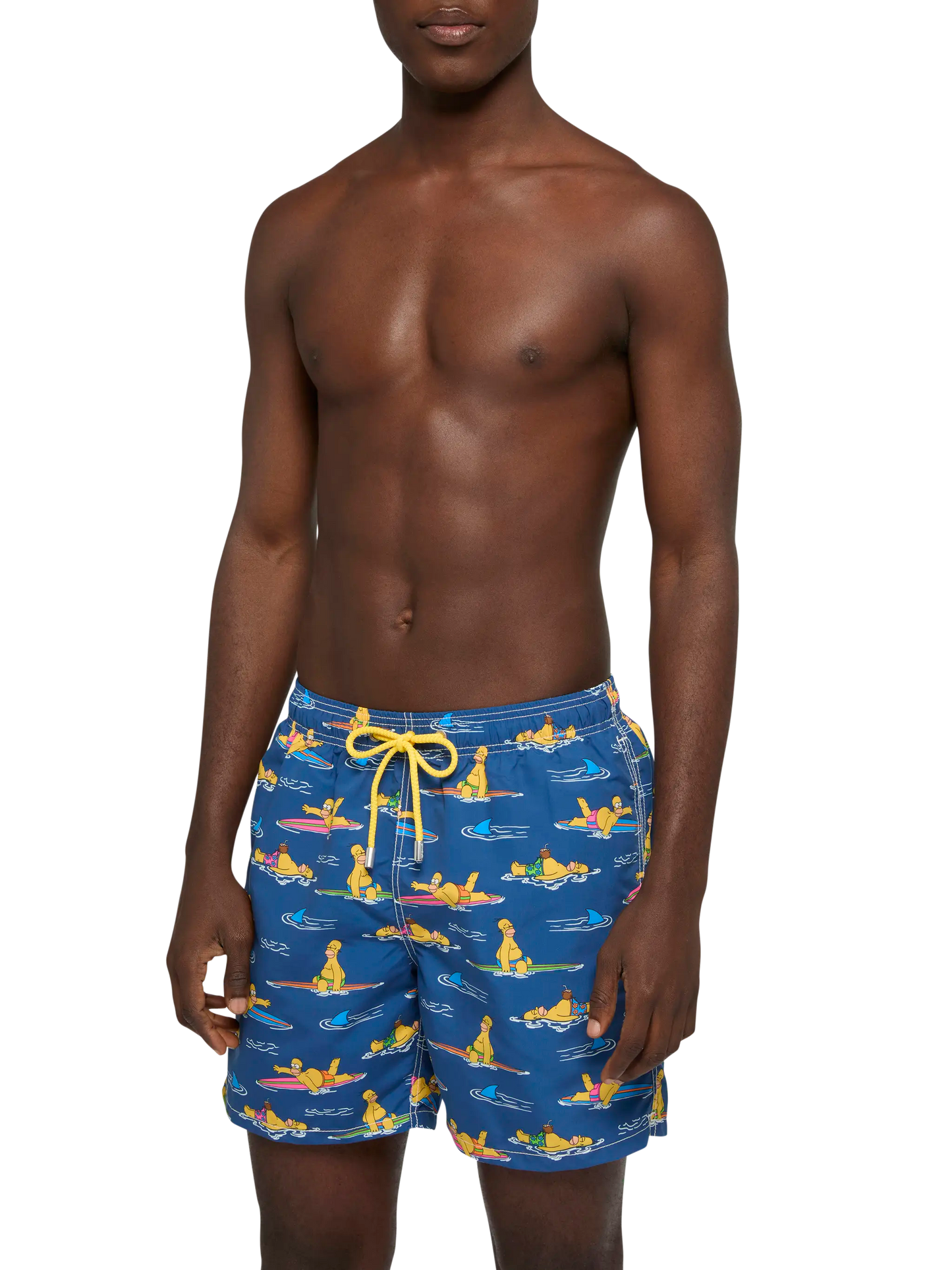 Mittellange Gustavia Badeshorts mit Homer Simpson-Aufdruck | SIMPSON SPECIAL EDITION