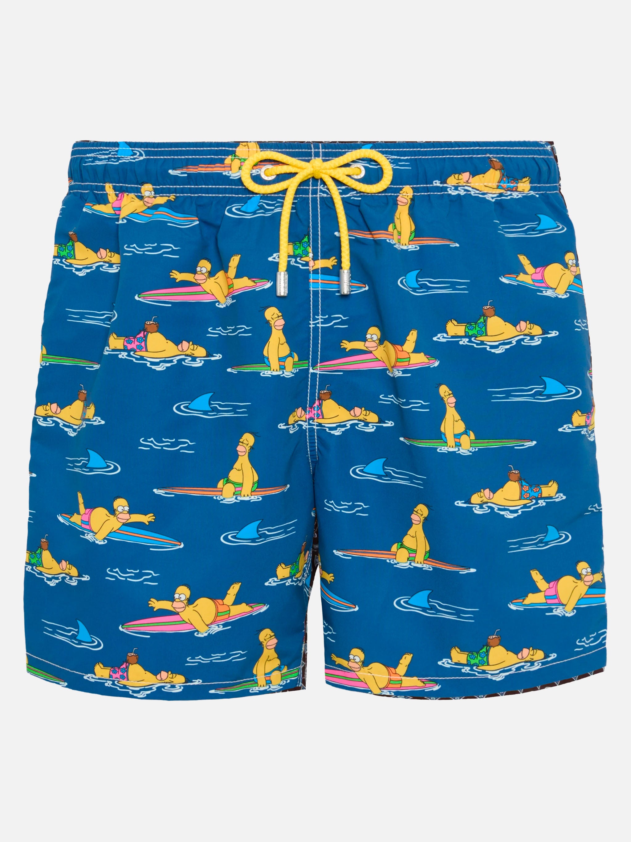 Mid-length Gustavia swim-shorts with Homer Simpson print |SIMPSON