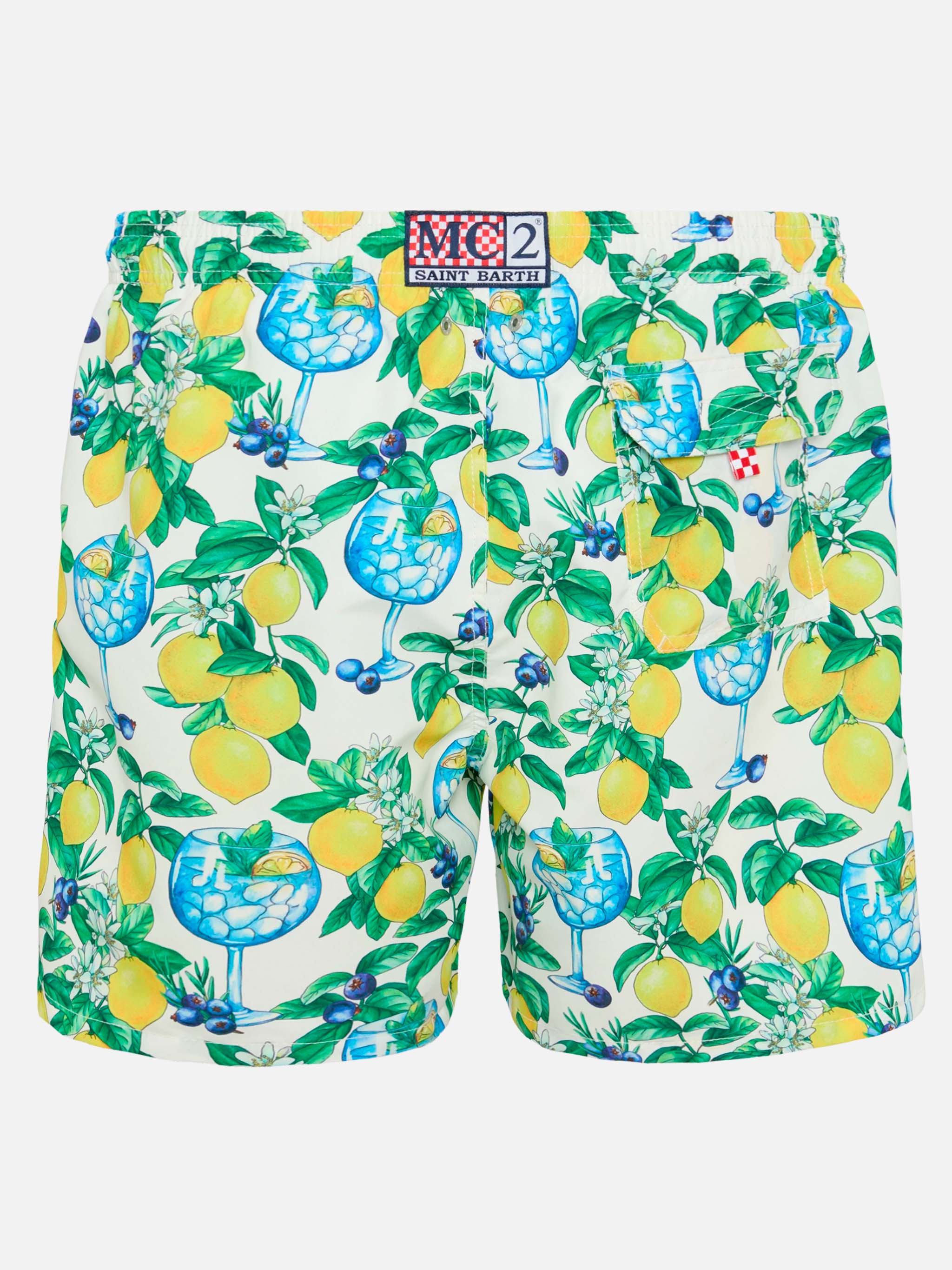 〈MC2 Saint Barth〉軽量生地のスイムショーツ（関税込み） Man lightweight fabric pink swim shorts Lighting Pantone