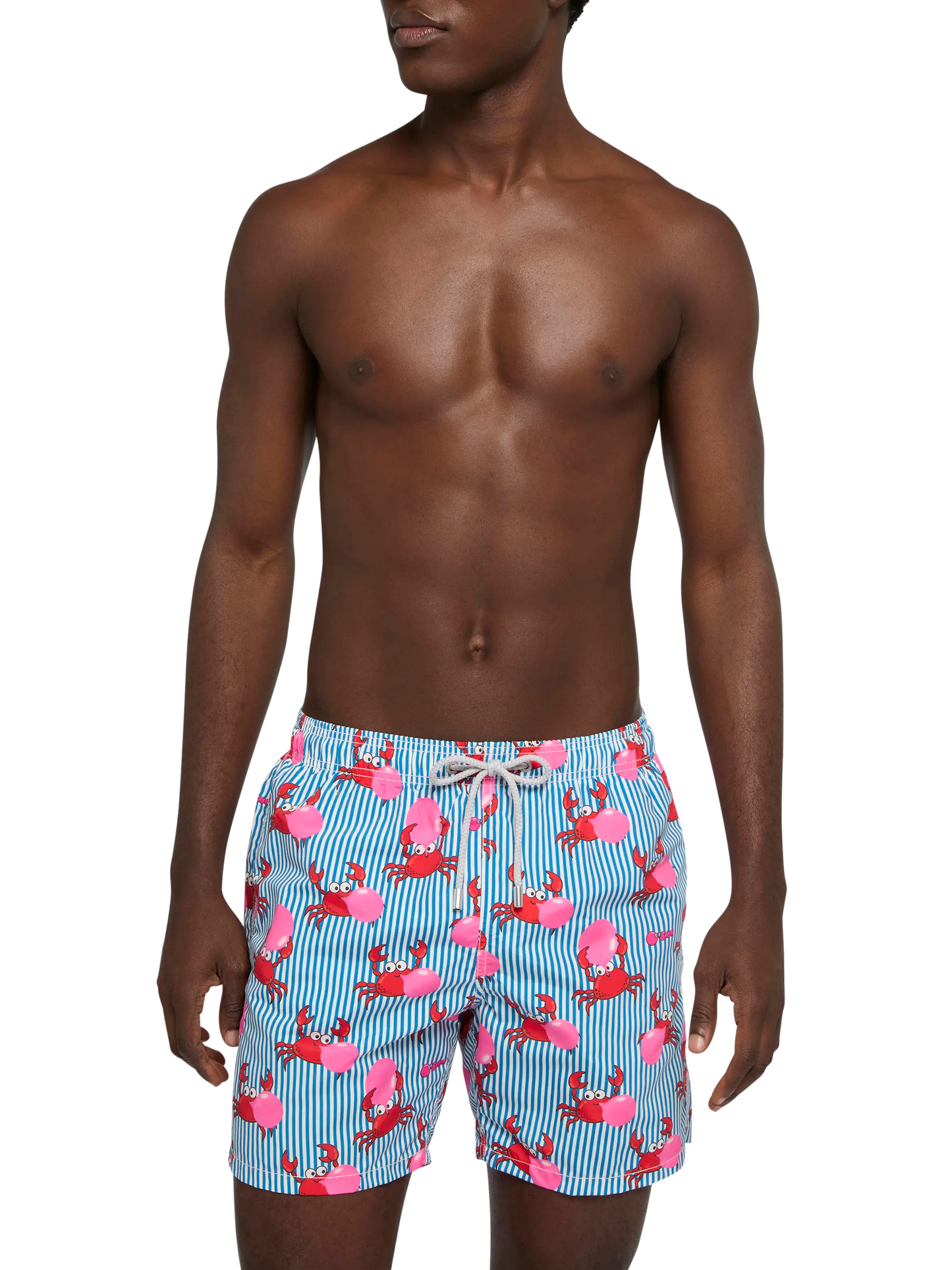 Mittellange Gustavia Badeshorts mit Big Babol Krabben-Print | BIG BABOL SPECIAL EDITION