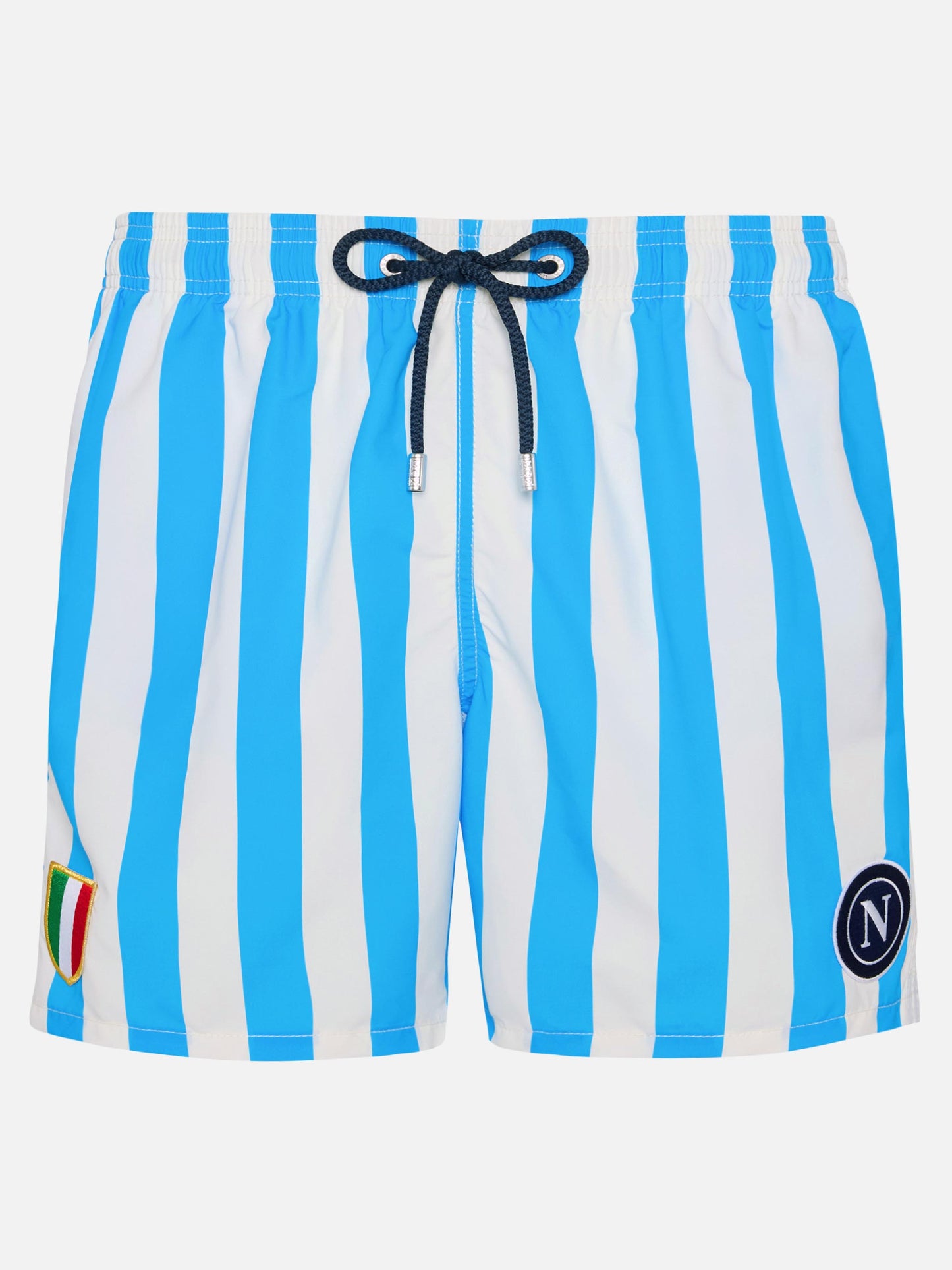 Mid-length Gustavia swim-shorts with Napoli print | SSC NAPOLI SPECIAL EDITION