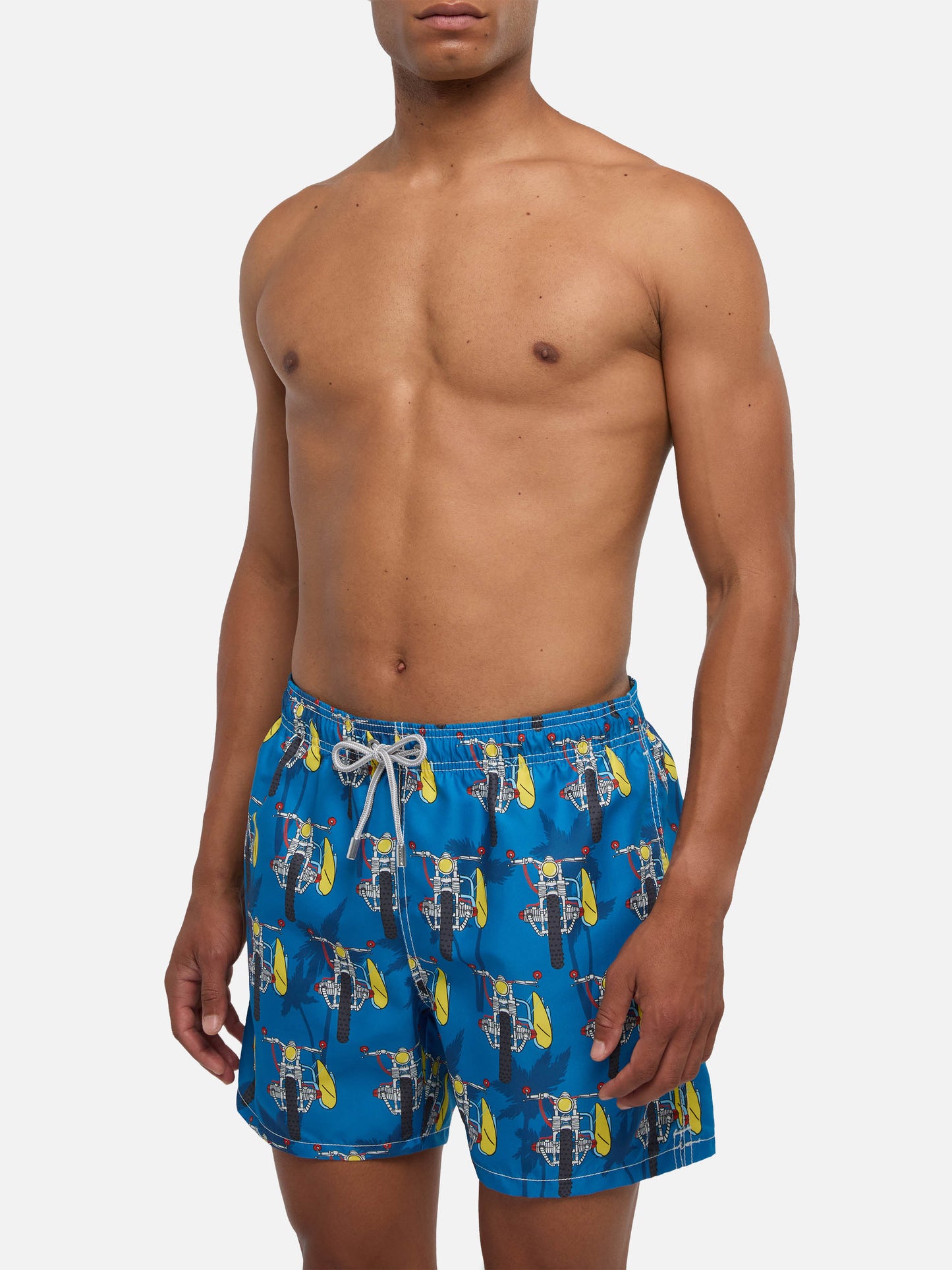 Costume da bagno di media lunghezza con moto da surf