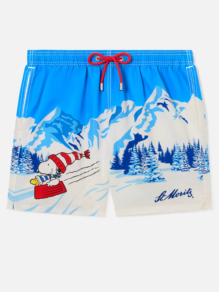 Costume da bagno Gustavia azzurro con stampa Snoopy | Special edition