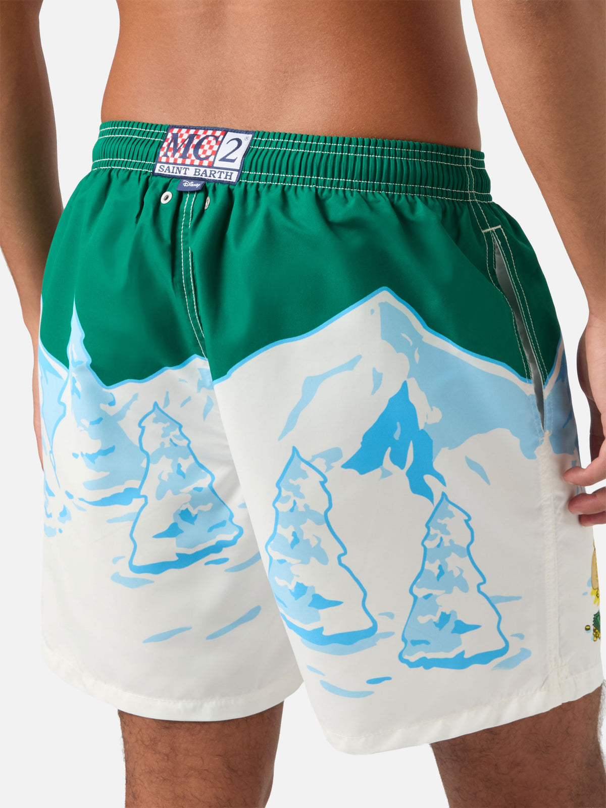Costume da bagno Gustavia verde con stampa Zio Paperone | Special edition