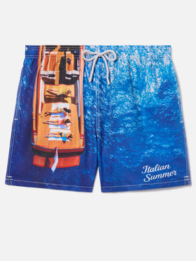 Costume mare Gustavia con stampa italian summer | Special Edition