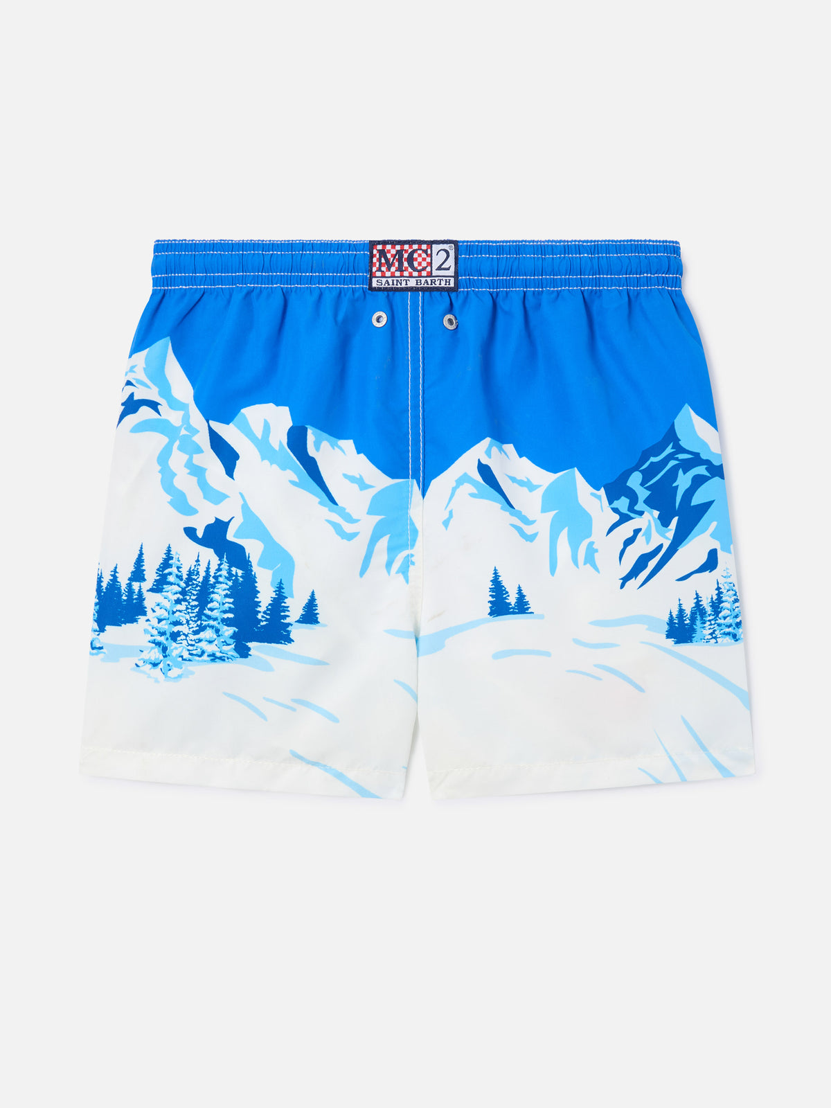 Short de bain léger blue Haiti avec imprimé Snoopy | Special edition 