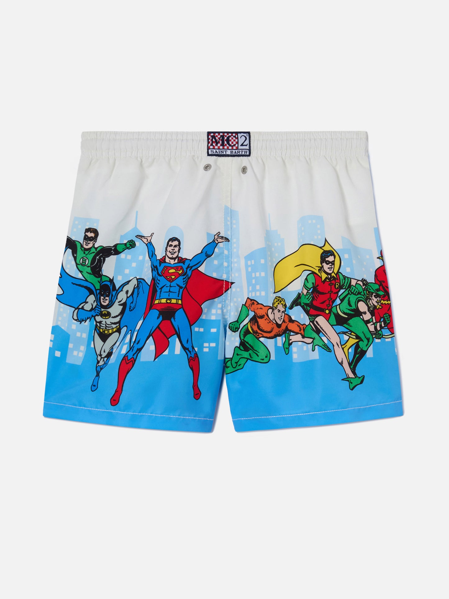 Haiti swim shorts Marvel Super Friends with placed print | Special Edition