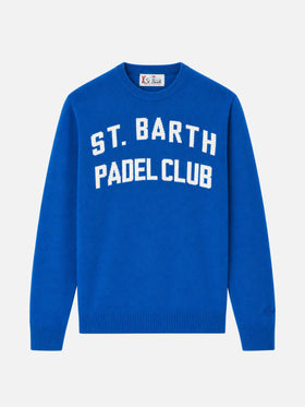 Pull Heron avec jacquard St. Barth Padel Club 