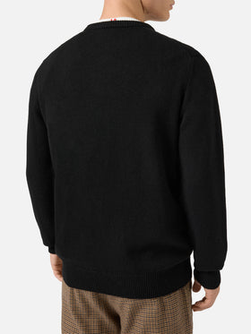 Maglione in misto cashmere Heron con ricamo Apres Ski Lover