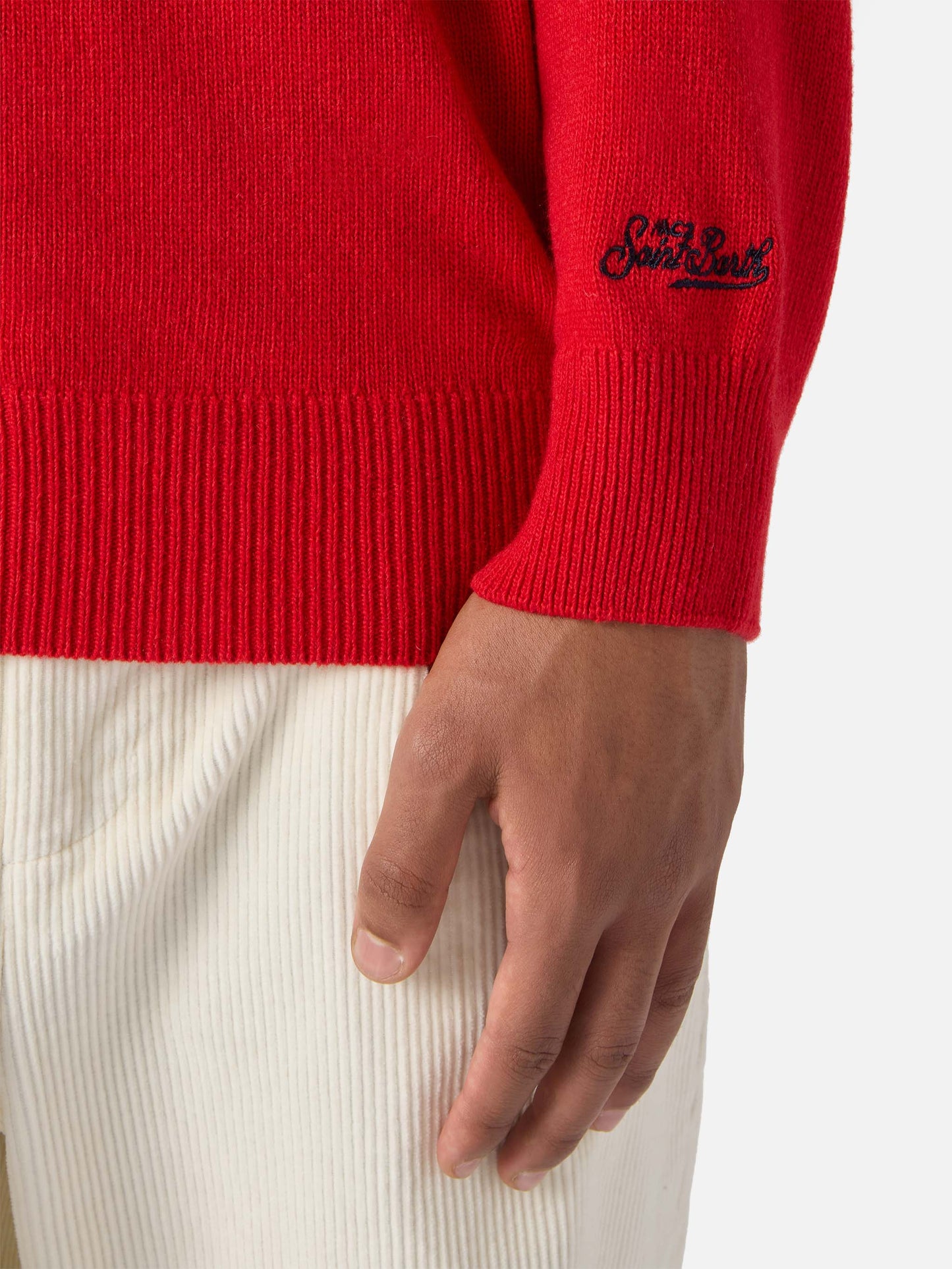 Crewneck sweater with Uncle Scrooge Merry Christmas jacquard | DISNEY SPECIAL EDITION