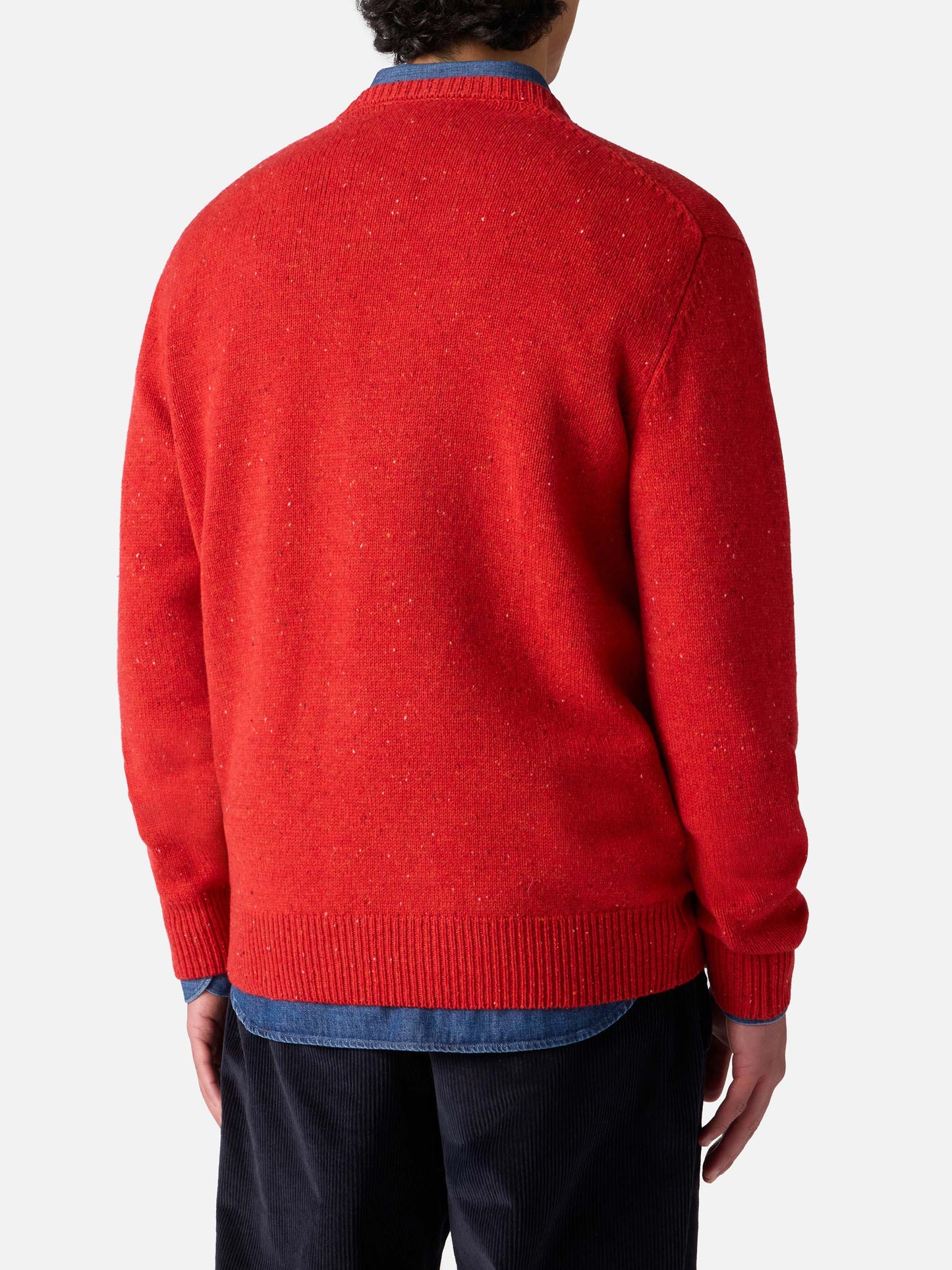 Man red sweater