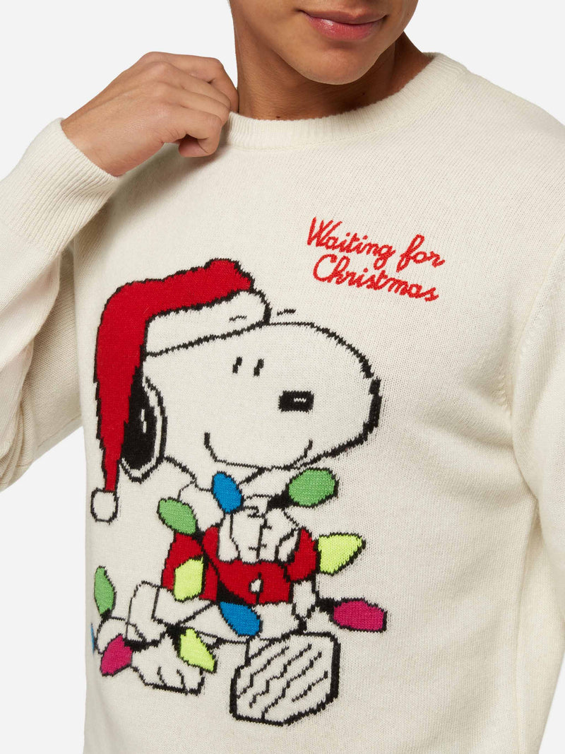 Maglione Heron con jacquard e ricamo Snoopy | SNOOPY PEANUTS® SPECIAL EDITION