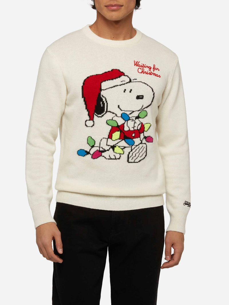 Maglione Heron con jacquard e ricamo Snoopy | SNOOPY PEANUTS® SPECIAL EDITION