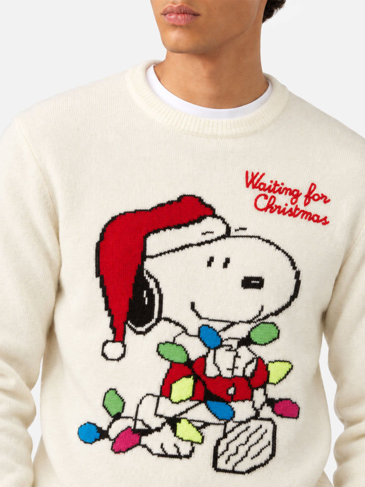 Pullover Heron mit Snoopy-Jacquard und Stickerei | SNOOPY PEANUTS® SPECIAL EDITION 