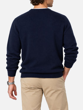 Pull à col rond Heron avec jacquard Weekend be gin 