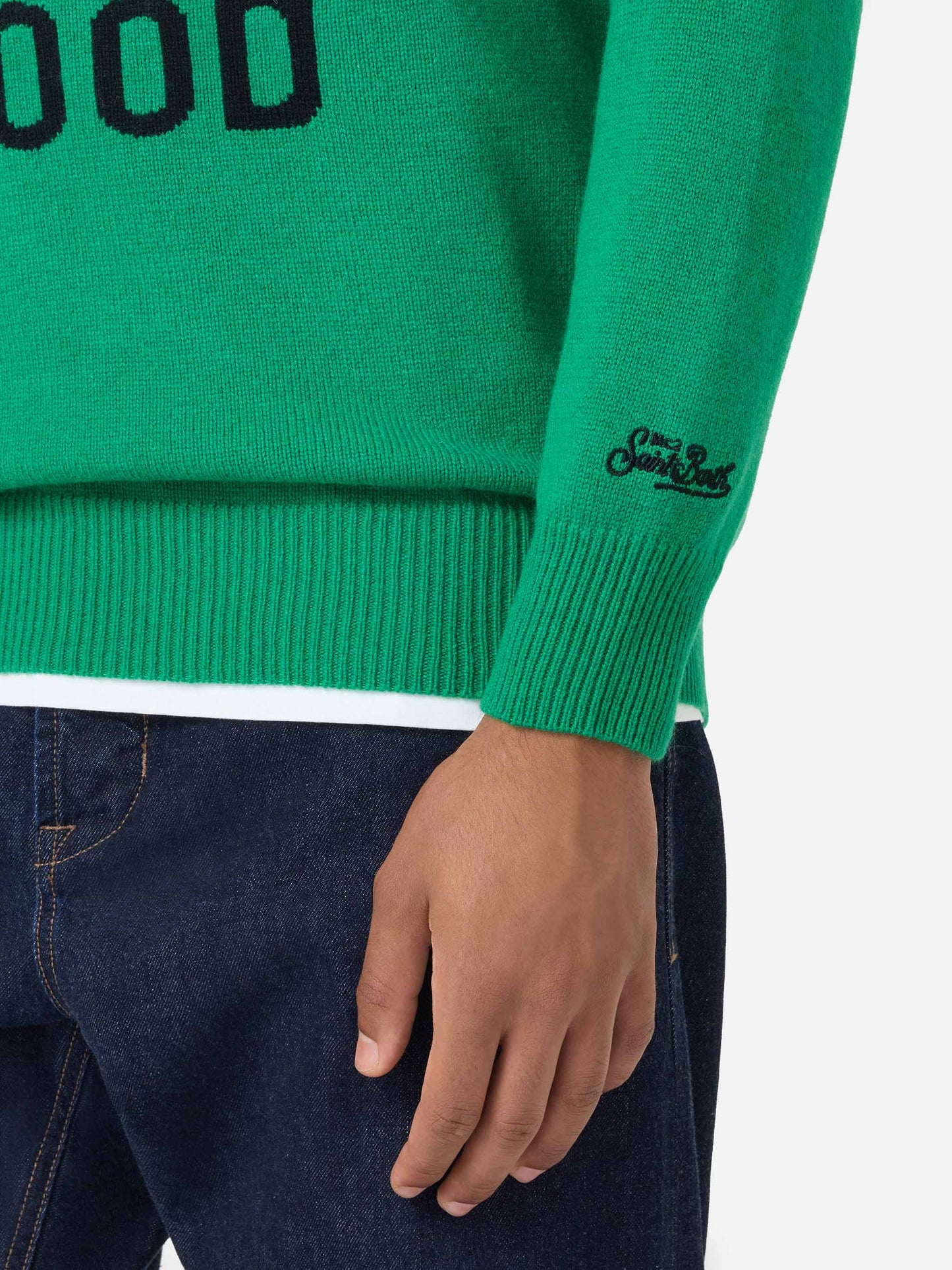 Maglione girocollo Heron con Fiat 500 jacquard | FIAT 500 SPECIAL EDITION