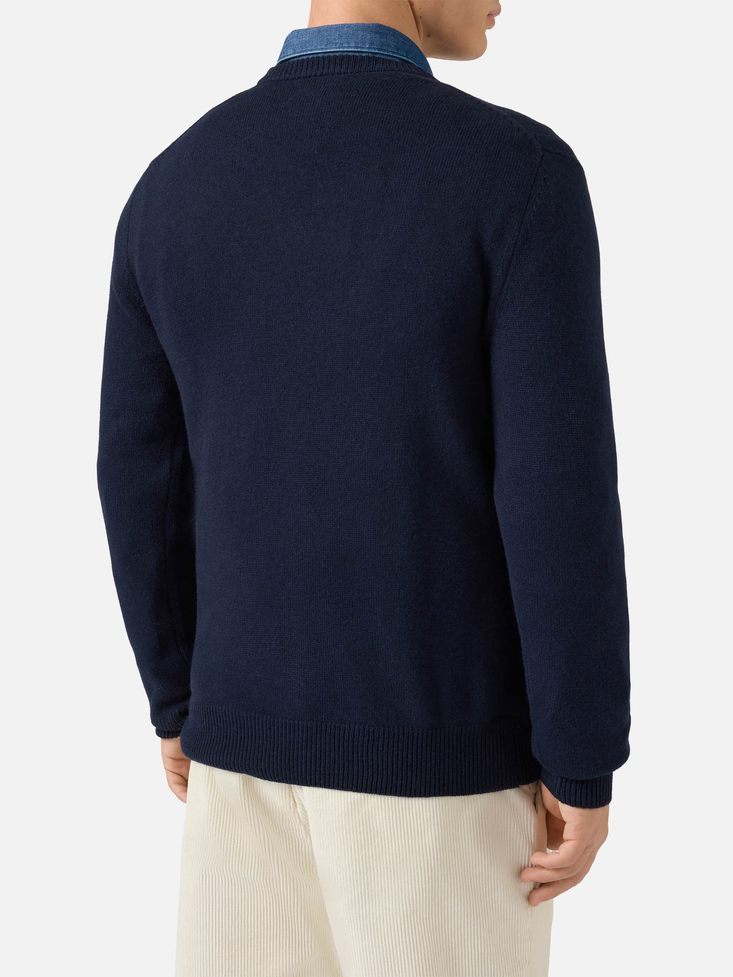 Heron crewneck with Peanuts holiday-theme jacquard | PEANUTS SPECIAL EDITION