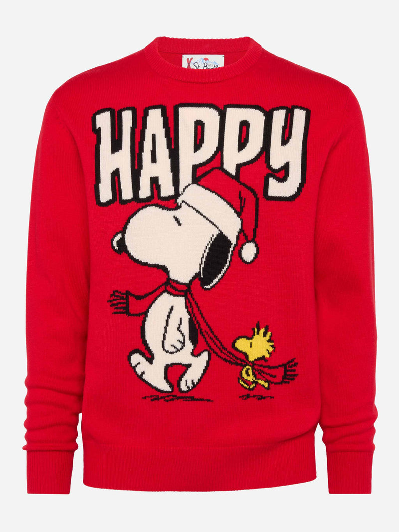 Sweater Heron with Snoopy jacquard | SNOOPY PEANUTS® SPECIAL EDITION