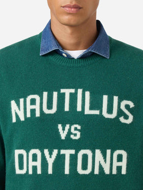 Heron green Nautilus Daytona sweater
