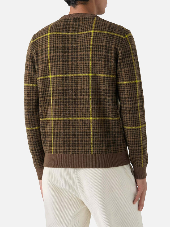 Maglione Heron P jacquard Snoopy Principe di Galles | SNOOPY – EDIZIONE SPECIALE PEANUTS™