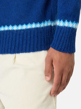 Maglione girocollo Heron con jacquard fair-isle