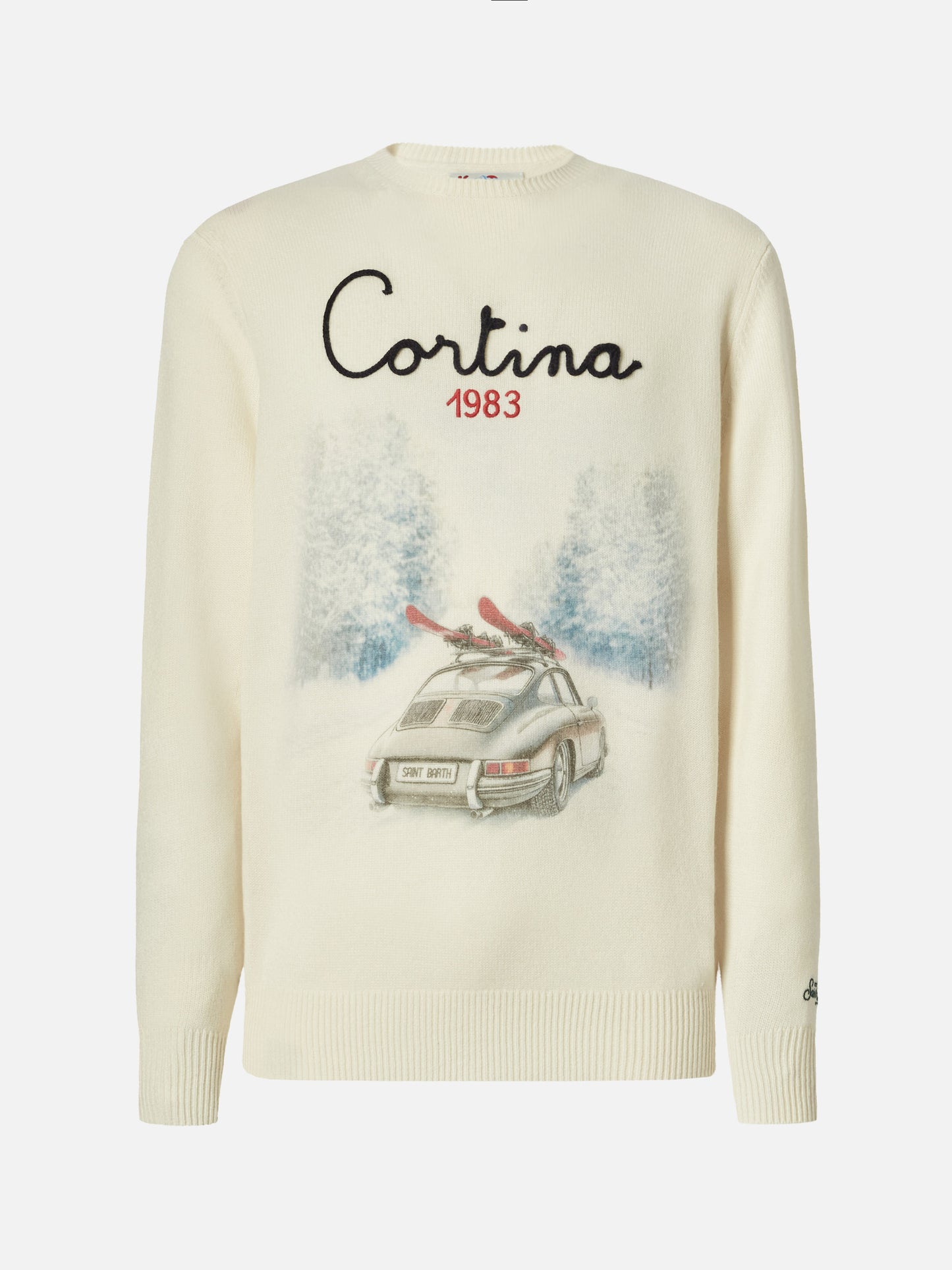 Maglione Heron Print con stampa Cortina road