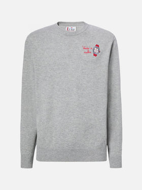 Maglione a girocollo Heron Light con ricamo Vado a ruba
