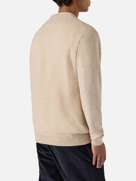 Maglione a girocollo Heron Light con ricamo 19 gradi. Praticamente Marocco in primavera! | YUPPIES SPECIAL EDITION