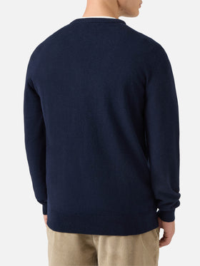 Crewneck sweater Heron Light with Gin Club embroidery