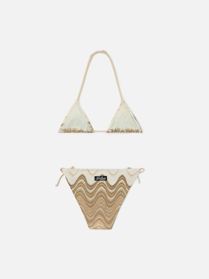 Beige Holly raschel bikini
