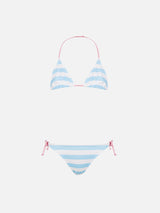 Klassischer Mädchen-Triangel-Bikini Holly mit Fiorucci Angel-Print